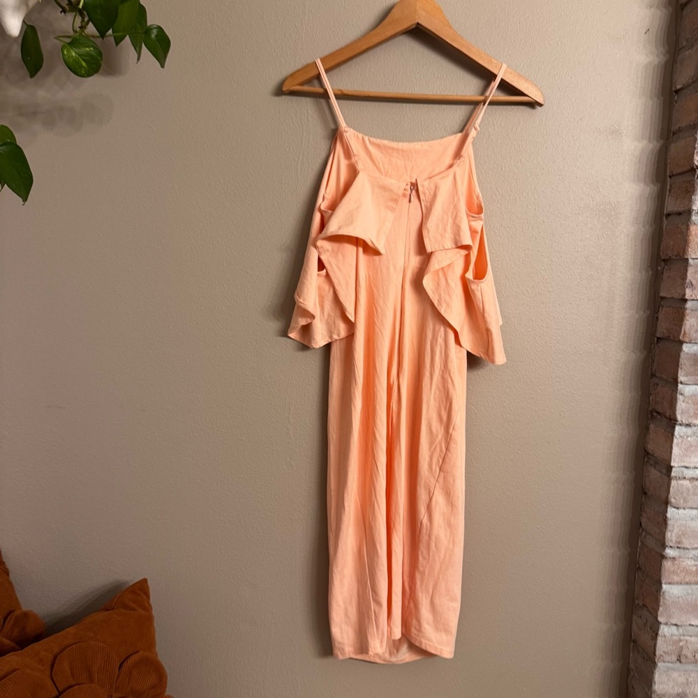 ASOS 🍑 Ruffle Midi Dress - Picture 2 of 5